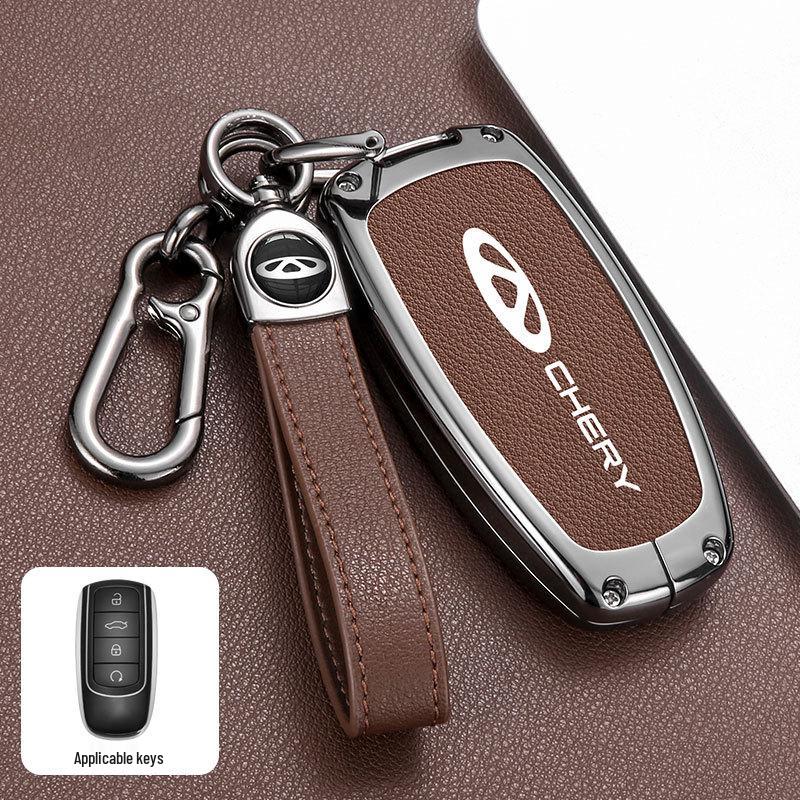 Men's Luxury Smart Key Case for Chery Tiggo 8pro/8plus/9 Arrizo