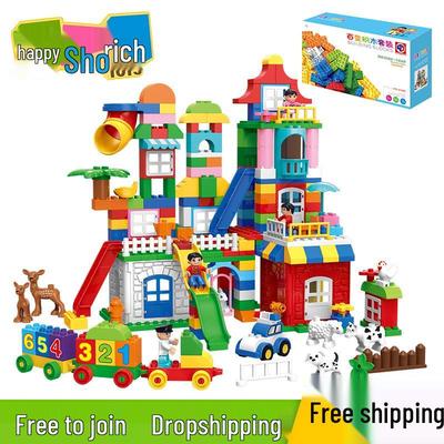 255-Piece Large Particle Building Blocks Educational Toy Set for Early Learning