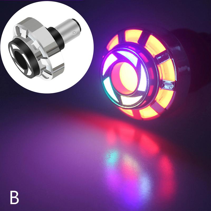 Motorcycle Warning Lamp Angel Eye Tail Brake Rear Lights LED Motorbike Brake Lamp Flash Strobe Accessories Universal