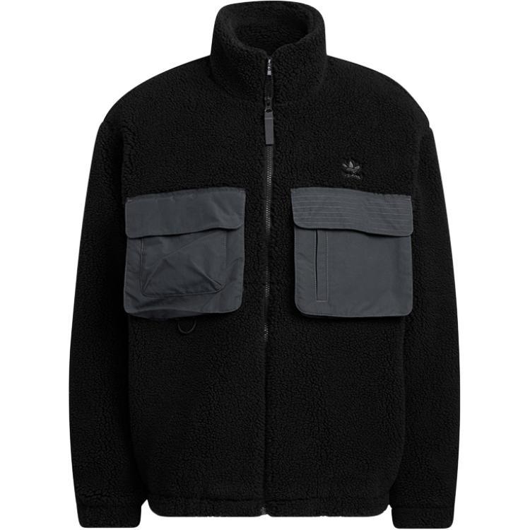 adidas WW Sherpa Jacket Black Men s IC8162 XS