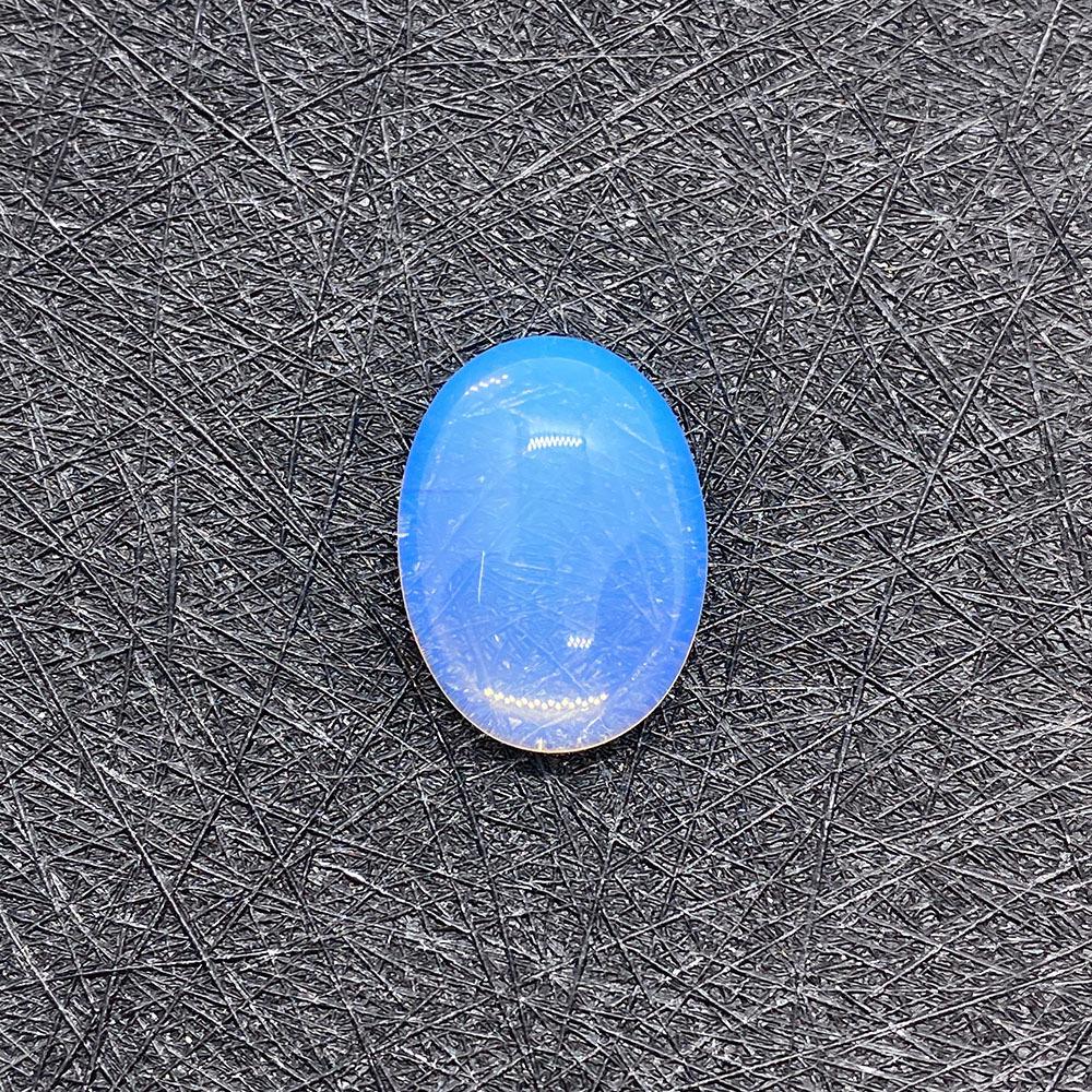 Red Green Ruby Zoisite Opal Cabochon, 18x25mm Flat, Smooth Loose Stone for DIY Jewelry & Accessories