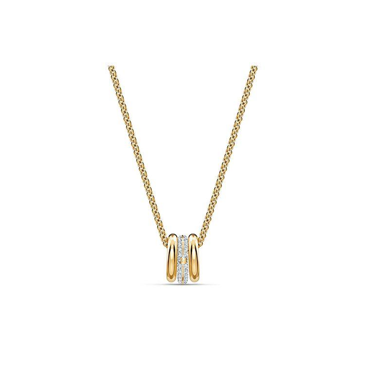 Swarovski Stone Multi-Metal Pendant Necklace Women necklace Gold 5523989