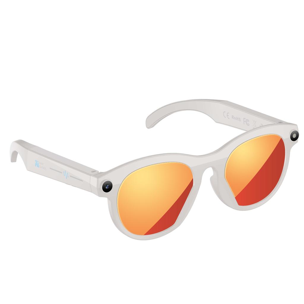 M88 Smart Glasses With Bluetooth Call AI Voice Assistant for Taking Photos And Videos Anti Blue Light Sunglasses