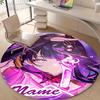 Personalized Genshin Impact Round Chair Office Rug - Perfect for Mat, Office Chair & More - Ideal Gift for Birthdays and Holidays