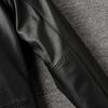 Casual Long Jacket Men Genuine Cow Leather Coat Classic Black Plus Size Jackets Men's Clothes Autumn Winter