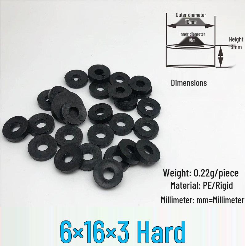 Heightening Pad: 0.5-2CM Thick Plastic Washer Gasket