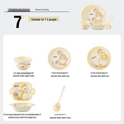 Cute Cream Ceramic Dinnerware Set