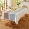 Nordic Tablecloth Tablecloth Cotton And Linen Fabric Dust-Proof Dining Table Cloth Home Kitchen Western Food Table Side Cabinet Nordic Style