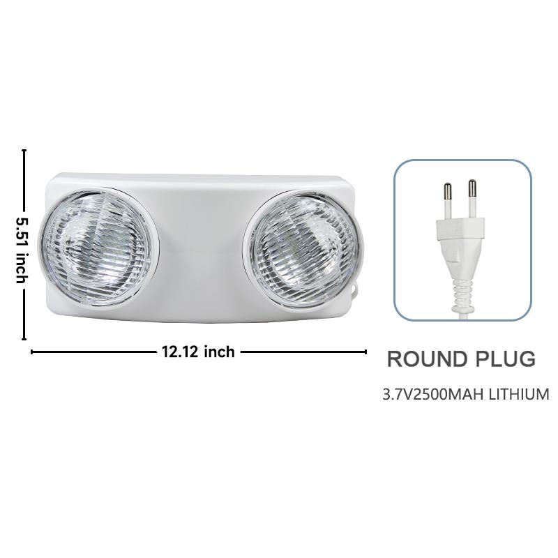 LED Fire Fighting Light Emergency Evacuation Exit Light Wall Mounted Rechargeable Emergency Lamp Indoor Light for Power Outage
