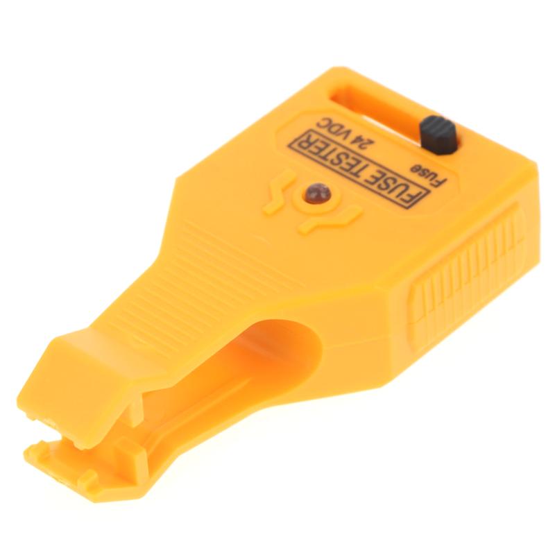 Automotive Fuse Tester 1Pcs 24V DC with Visible LED Indicator Non Slip Grip Practical Tool for Car Owners Use