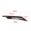 4 stücke Auto Vorderen Stoßfänger Lip Dekoration Diffusor Shunt Fin Körper Spoiler Canard Universal Carbon Fiber Auto Modifizierte Canard Decor