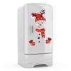 Merry Christmas Refrigerator Stickers Window Children Cartoon Stickers Self-adhesive