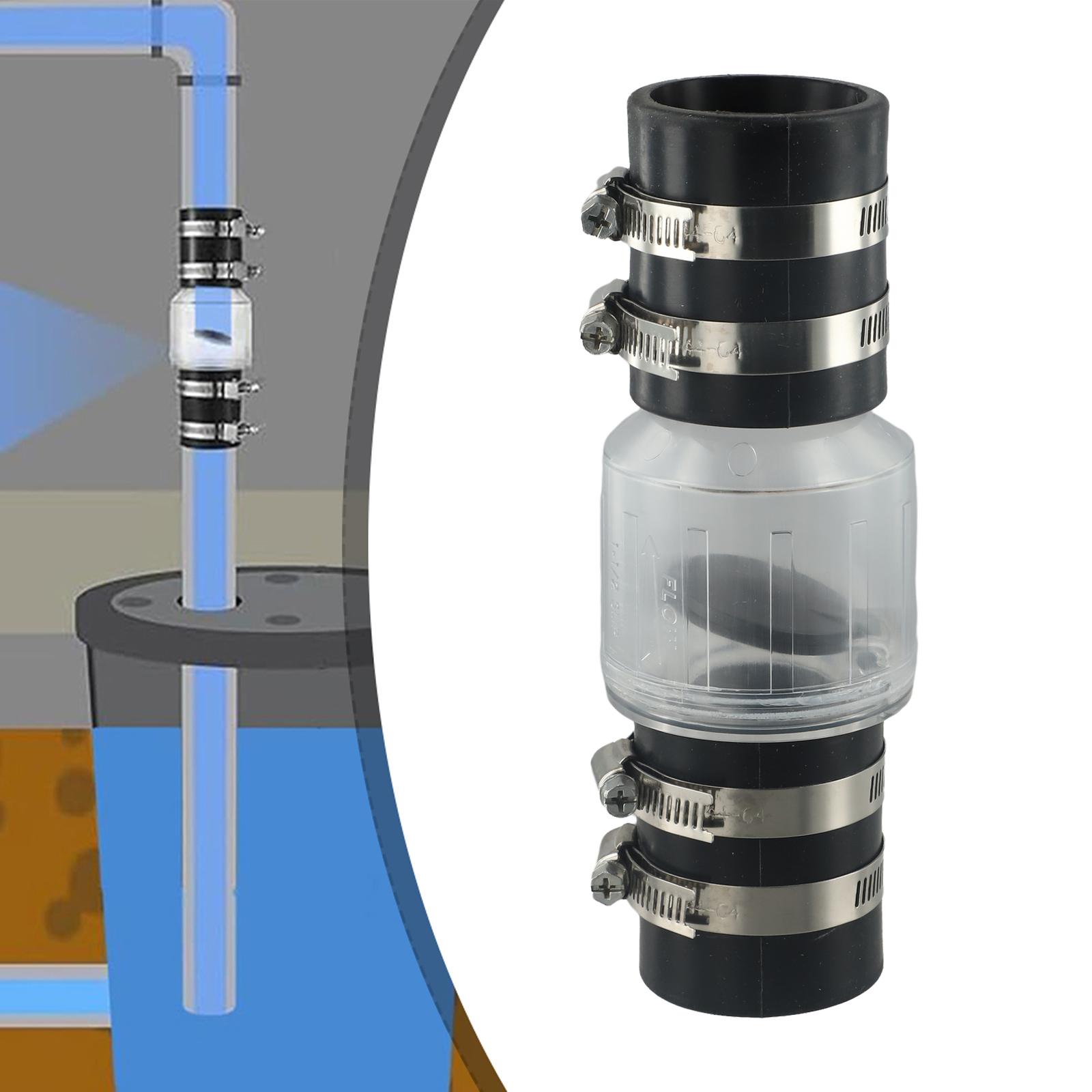 

1pc Sump Pump Check Valve 1.5Inch Silent Sump Pump Check Valve With Spring Loaded Flapper For Backflow Prevention China Mainland