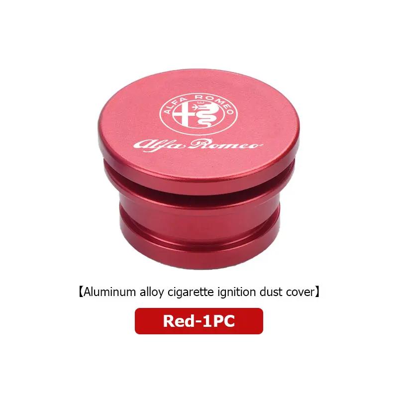DCLLR1 Car Metal Cigarette Lighter Button Cap Dustproof Cover Socket For Alfa Romeo Giulietta GT 159 147 156 Mito Brera Giulia Spider