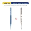 Titanium Alloy Tweezers with Anti-Flywire, Extra Sharp Bent & Straight Tips for Fingerprint Mobile Phone Repair