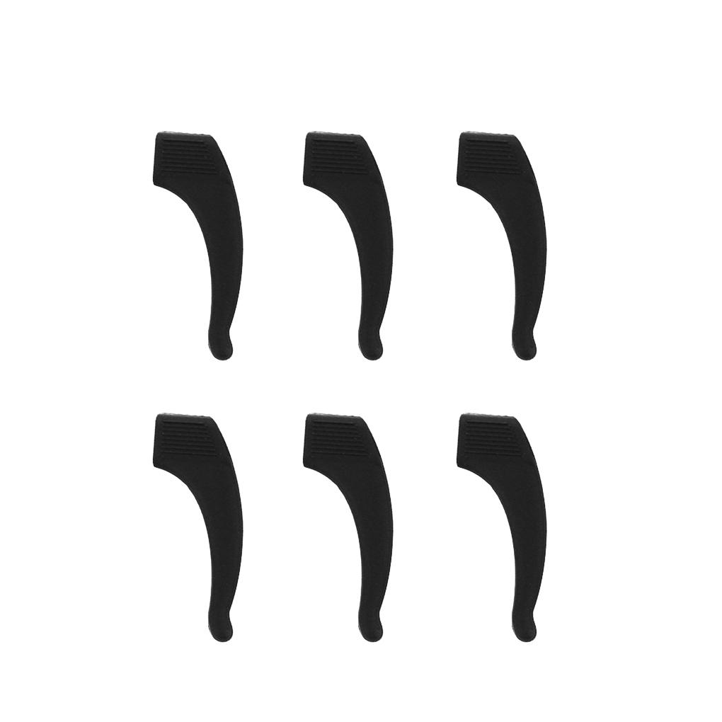 

6X Grip Cover Очки Принадлежности Мастерство Модернизированные Фурнитура Аксессуары Черный Белый Нескользящий Колпачок ,black