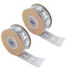 Ribbon 10m Multipurpose Gray Printing Christmas Decoration Snowflake Deer Ribbon Decoration
