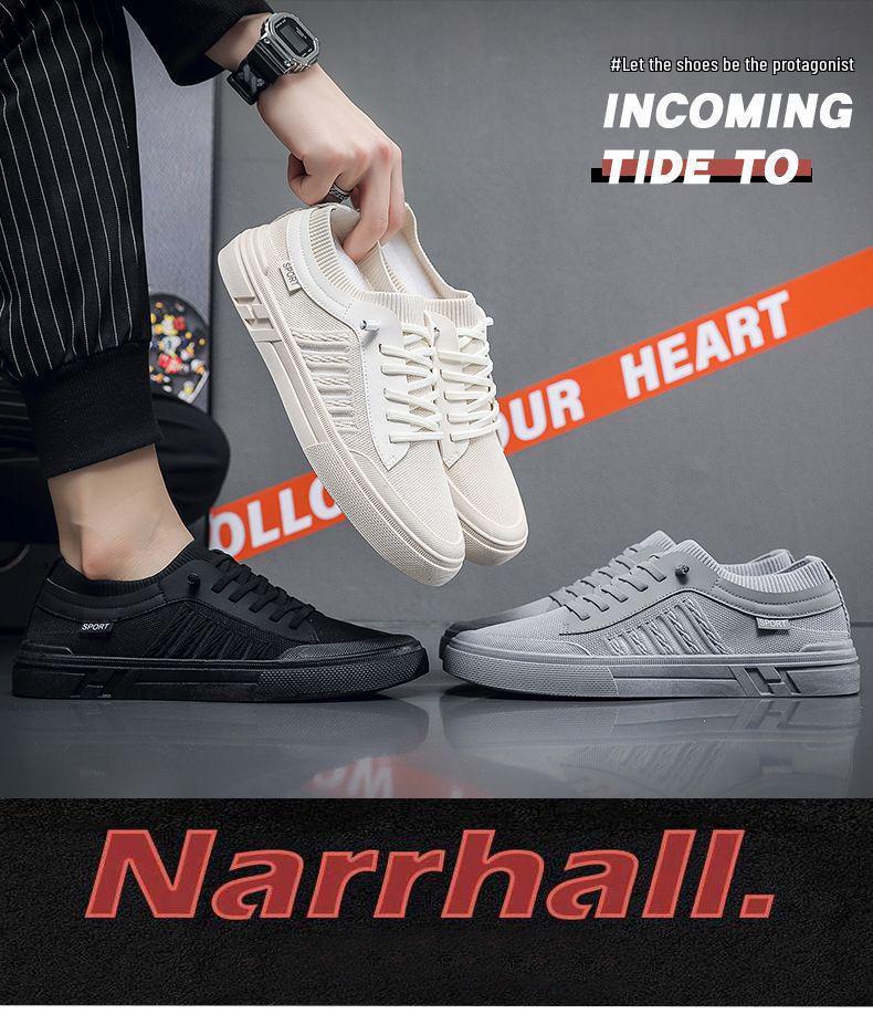 Men's Trendy Breathable Mesh Casual Shoes with Soft Sole