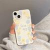 Flower Phone Case for IPhone 16 15 14 13 12 11 Pro Max 14 15 16 Plus Shockproof Transparent Soft Cover Bumper Dustproof