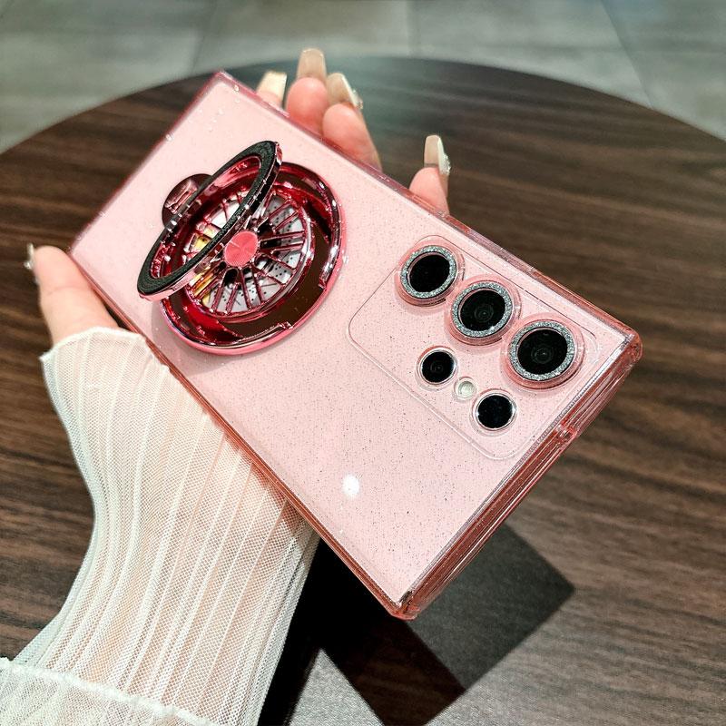 

Чехол-держатель для объектива Samsung Galaxy A55 A35 A25 A15 A54 A34 A24 A14 A53 A52, блестящий силиконовый чехол-держатель для магнитного гироскопа Samsung A14 розовый