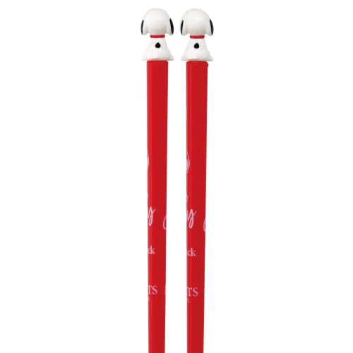 Skater Acrylic Chopsticks, 21cm, with Snoopy Mascot, AAD45-A
