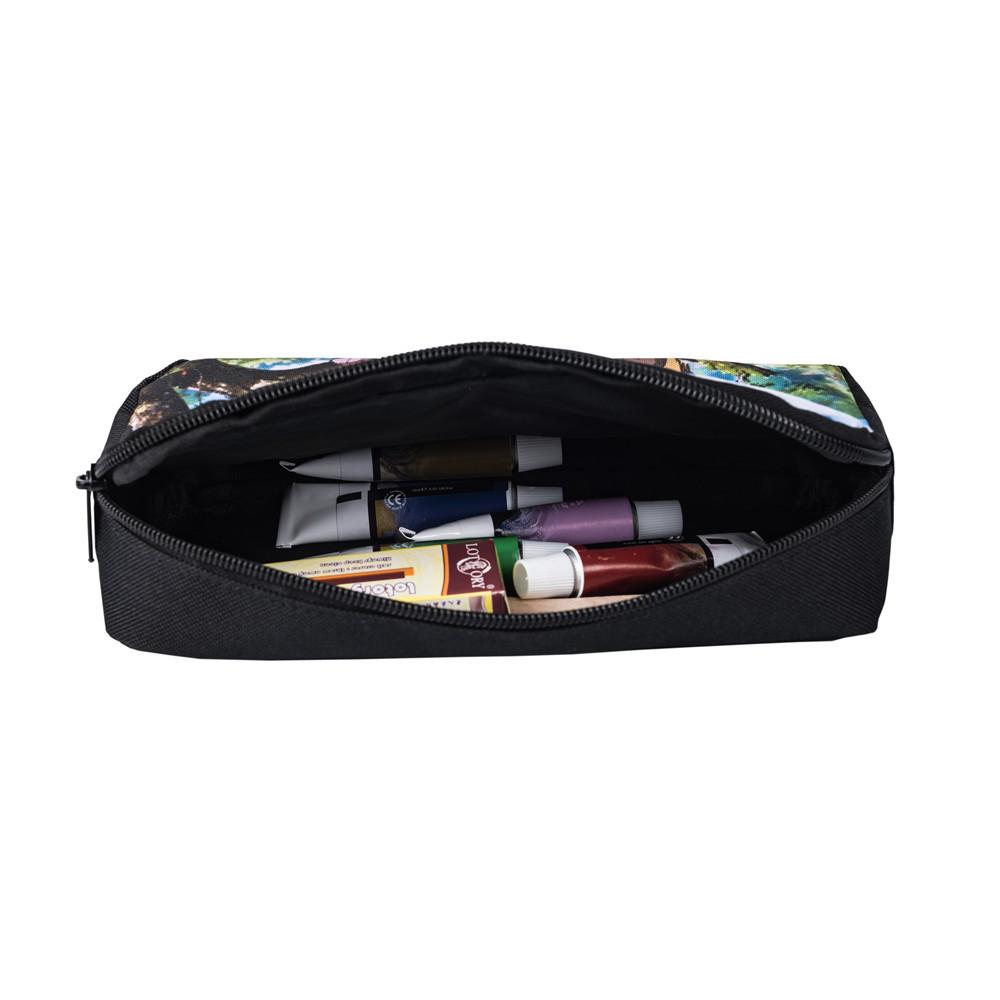 Diy Single-Layer Pencil Case, Pencil Case, Student Stationery Box, Children'S Cartoon Stationery Storage Bag