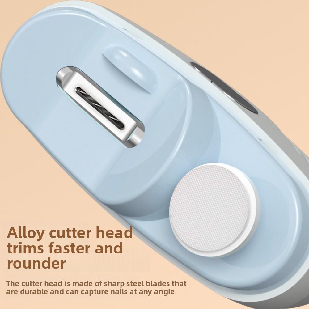 Multifunction Automatic Nails Trimmer with LED Light Electric Nail Clippers  for Men Women