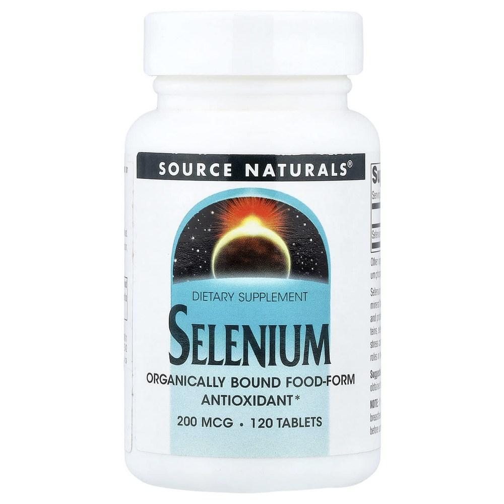 Source Naturals Selenium 200 mcg 120 Tablets 5 pcs 120 Tablets