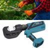 Electric Hydraulic Crimping Tool, 120KN Silicone Handle, 360 Rotating Head for Copper Aluminum Cable, Crimping Pliers with Industrial Display and Two
