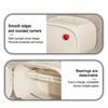Tissue Box Top Storage Waterproof Tissue Holder No Wall Damage Easy Stick Creamy Style Universal Paper Towels for Bathroom