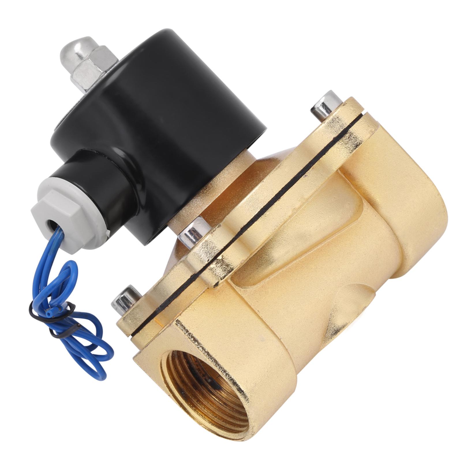 

Електромагнітний соленоїдний клапан DC12V R1 DN25 Нормально закритий, зі сплаву цинку, для води, повітря, олії