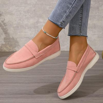 Loafer Shoes Female New Flat Bottom Casual Shoes Retro British Shoes Female