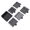 6pcs Reusable Sticky Note Stencil Storage Box Note Dispenser Sticky Note Holder  For Office Desk