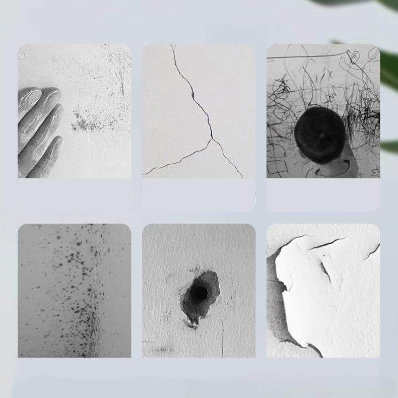 Wandreparaturpaste, wasserfest, schimmelresistent, Wandreparaturpaste, weiße Haushalts-Reparaturpaste für Risse und Abblätterungen