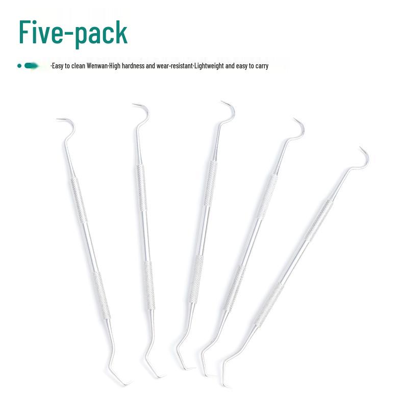 Wenwan Crochet & Beading Set: Steel Wire Hooks, Twisted Needles, and Stringing Line for Buddhist Beads