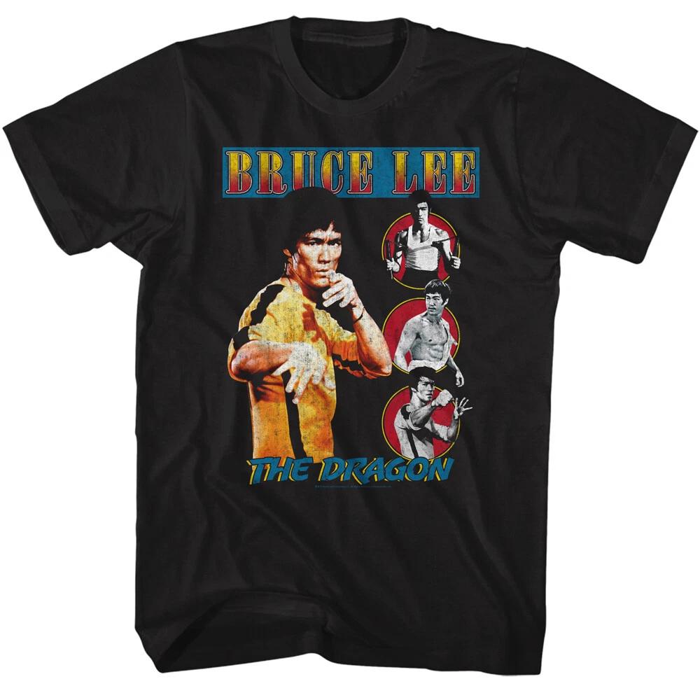 Bruce Lee Martial Arts Legend The Dragon Comic Cover Style Men s T Shirt L