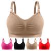 Reggiseno da donna con imbottiture pettorali rimovibili Senza cuciture Push-up Apertura frontale Reggiseno per allattamento No