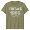 Vintage 1986 Original Parts Unisexs 40th Birthday Gift Tee