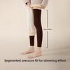 Over-knee Long Stockings - Children's Autumn/winter Padded Thick Warm Knee Guards for Legs, Stretchy Pure Color Simple Pressure Stockings