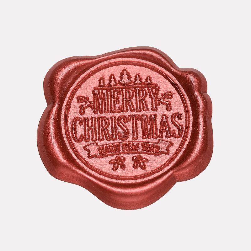 

Рождественское украшение Отделка продукта Печать Головка для DIY Сургучный штамп Скрапбукинг Конверт Приглашения Подарки Ремесла Украшения