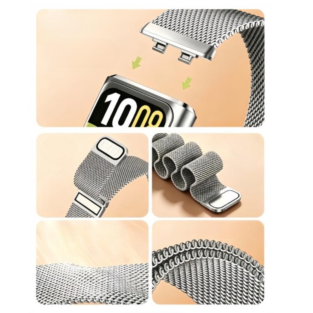Armband i rostfritt stål för HUAWEI BAND 11 Metallrem för Huawei Band 11 Pro Armband för Huawei Band 11 Pro Armbandsrem Correa