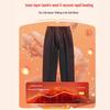 Langsha Men's Thermal Fleece Pants with Graphene Knee Support