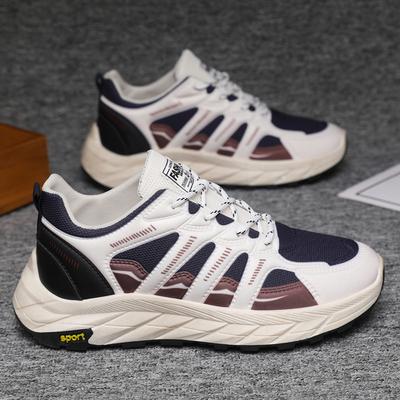New Spring and Summer Sports Shoes Trendy Versatile Casual Soft Sole Running Shoes Breathable Men's Travel Shoes