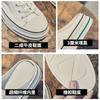 Women's shoes 2025 new heelless lazy shoes women's little white shoes half tray Korean version summer flat sandals spot