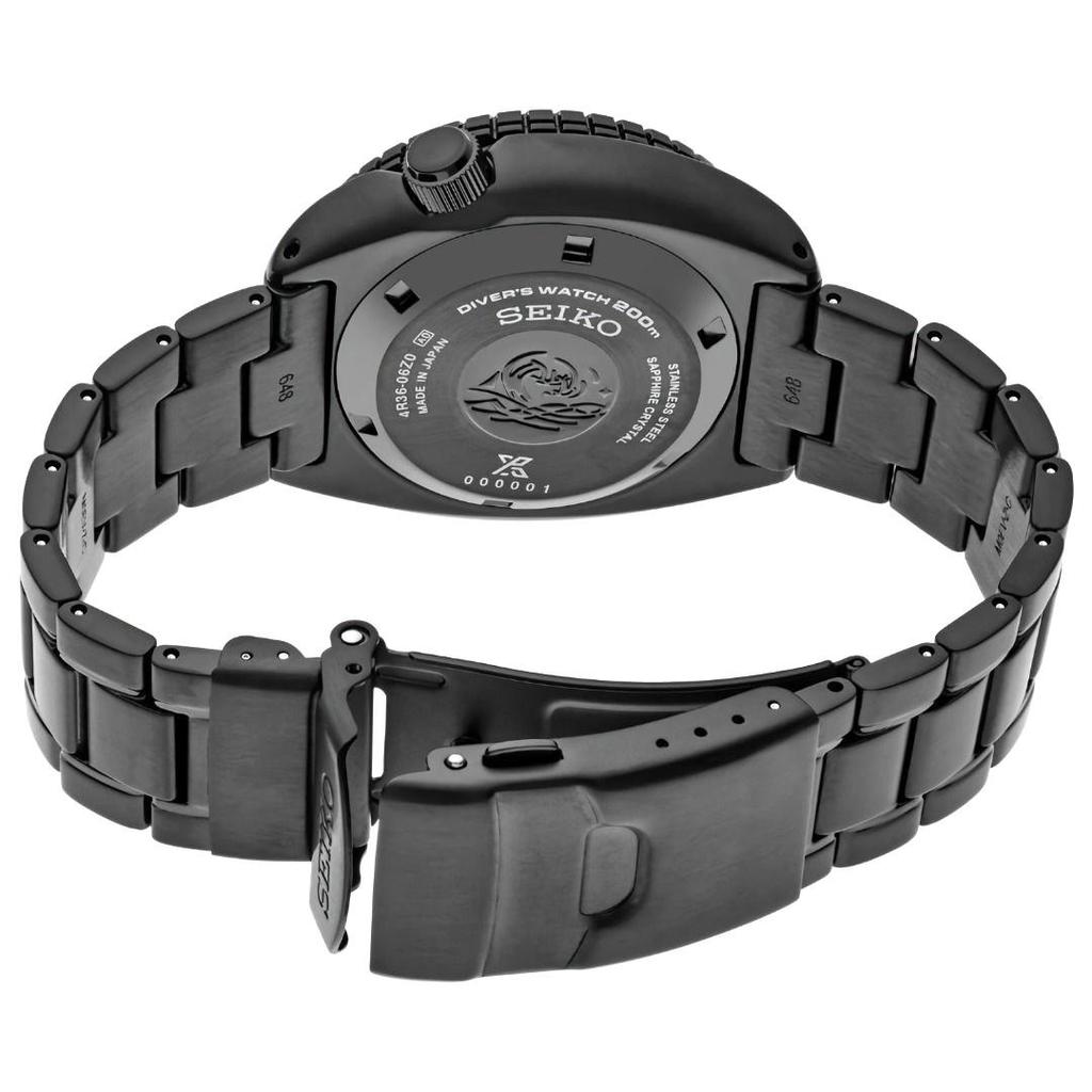 Seiko Prospex SRPK43 Series Automatic Night Vision Black Dial Diver Men’s Watch SRPK43K1