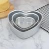 Removable Bottom Heart Shaped Cake Pan Non Stick Metal Heart Cake Baking Pan  Mousse