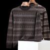 Hengyuanxiang Men's 100% Wool Round Neck Pullover Sweater