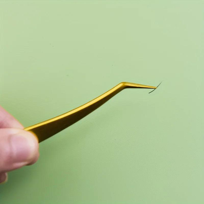 Stainless Steel Eyelash Tweezers Set High Precision Lash Curlers, Transplant Eyebrow Tools for Beginners Beauty Tools