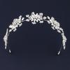 Rhinestones Snowflake Wedding Bride Hairband Crowns Headwear Styling Accessory For Bride Outdoor Indoor Ceremonies Event