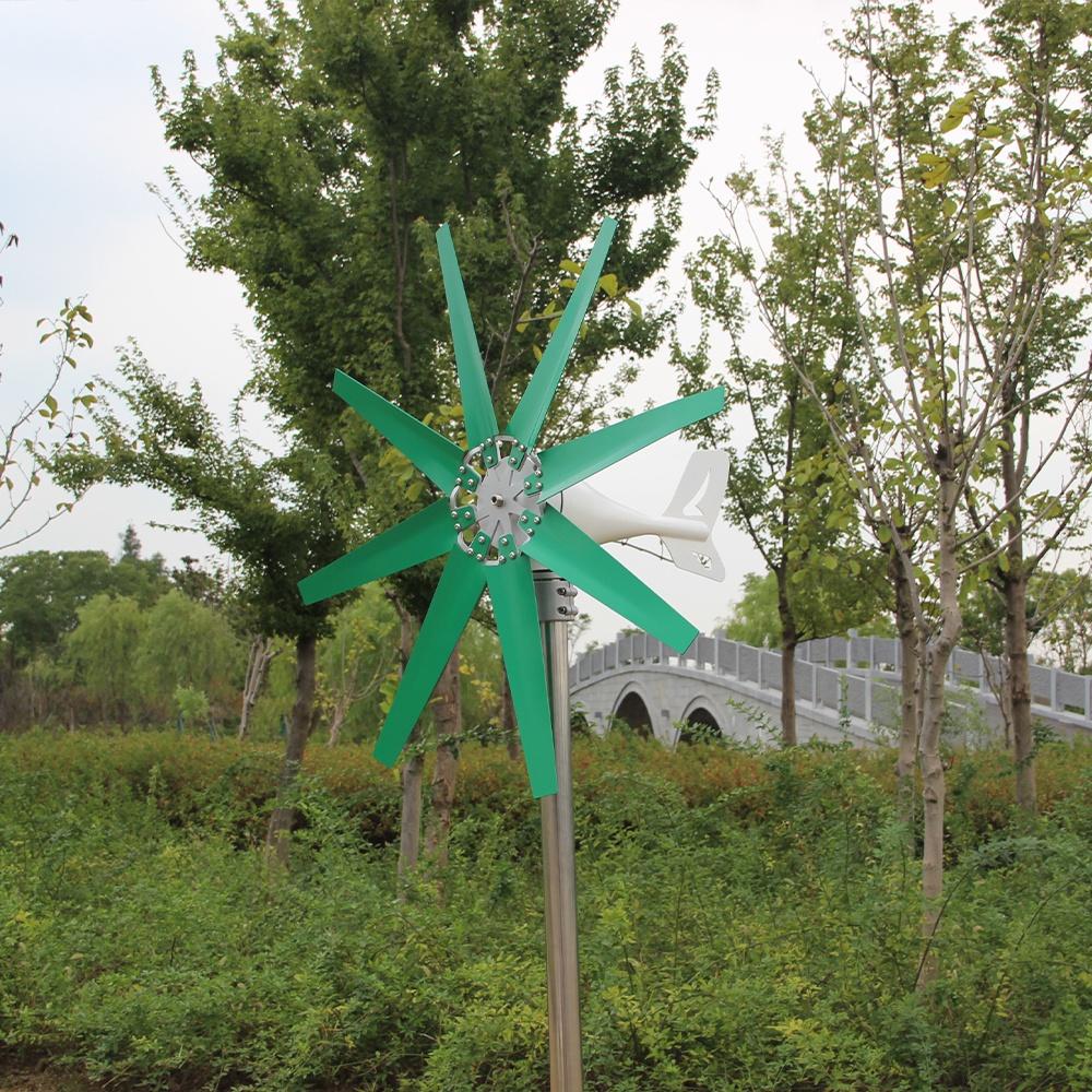 12 / 24V 8000W Wind Generator With Charge Controller Windmill Energy Turbines Wind Turbine Energy Wind Turbines Generator